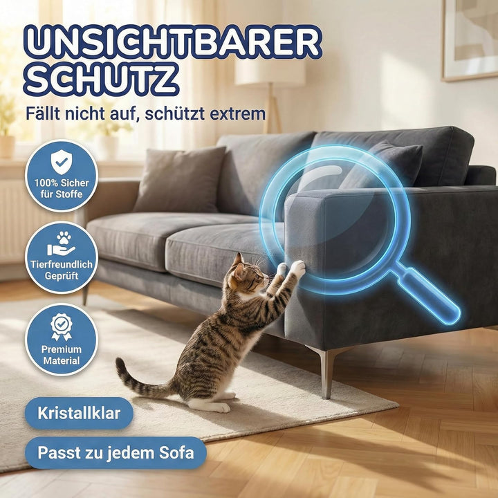 HomePetWorld Kratzschutzfolie Katze, Selbstklebende transparente Anti Kratz Folie als Kratzschutz od