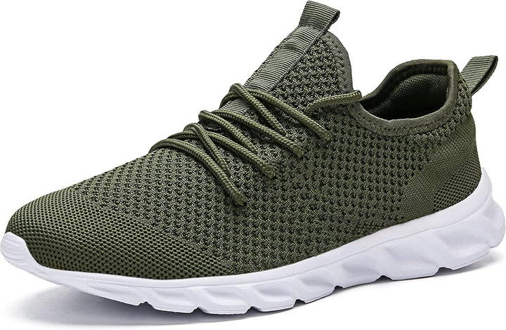 MGNLRTI Herren Sneaker Walkingschuhe Atmungsaktiv Strassenlaufschuhe Leicht Freizeit Sportschuhe für