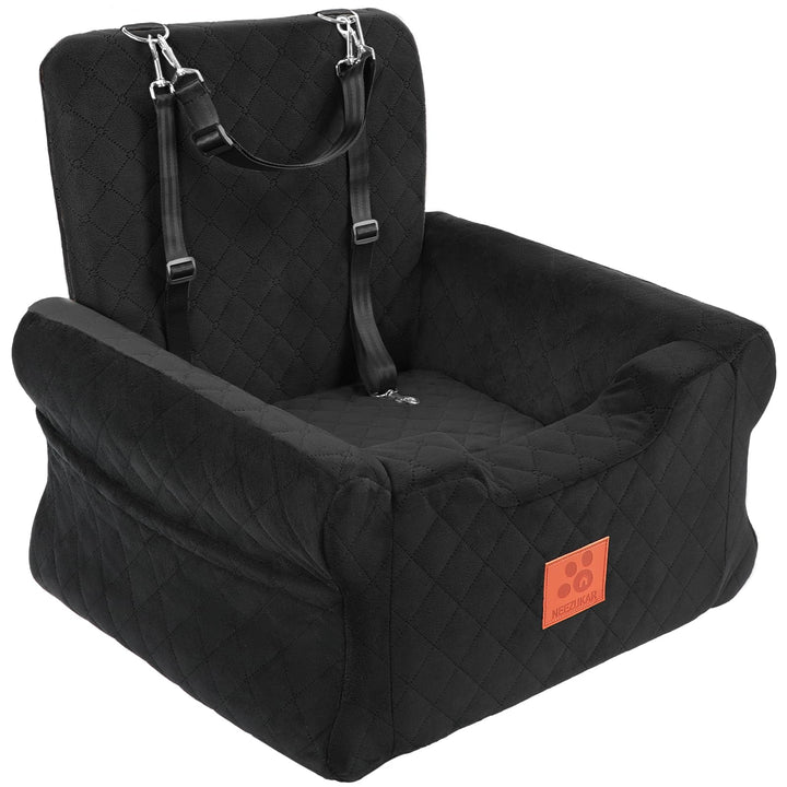GL GLENSLAVE Hunde-Autositze für kleine bis mittelgrosse Hunde, Erhöhter Hunde-Booster-Sitz mit Memo