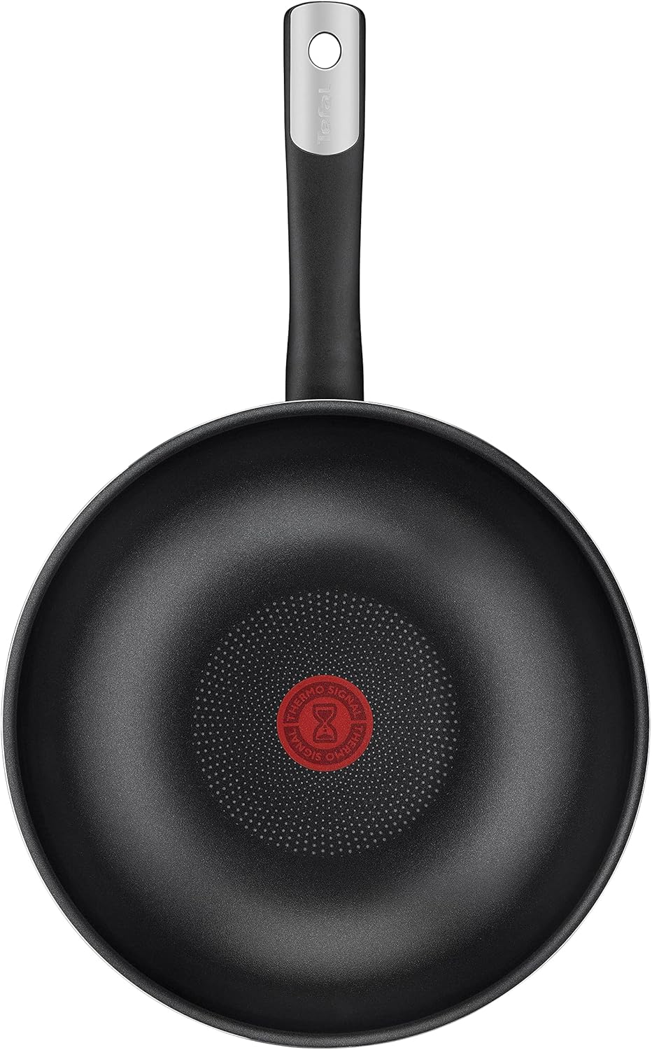 Tefal C38819 Hard Titanium Essential Wokpfanne 28 cm | Antihaftversiegelung mit Titanpartikeln | The