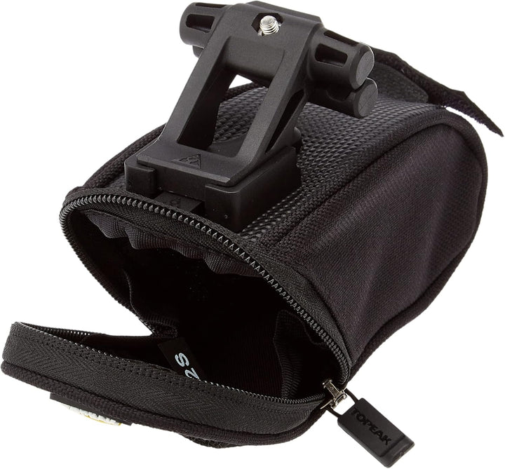 Topeak Satteltasche Mit Fixer F25 Aero Wedge Pack, Black, 20 x 10.5 x 12 cm, 0.98 Liter, TC2252B 20