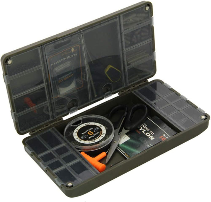 G8DS® Tackle Box für leichte Aufbewahrung ihres Zubehörs Angeln Karpfenangeln Magnetverschluss inklu