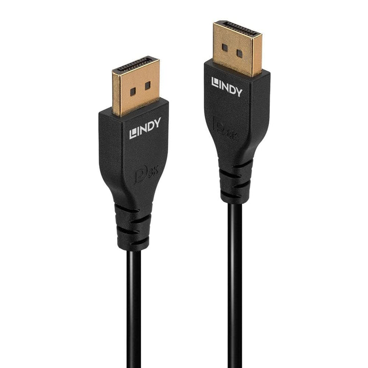 LINDY 36463 3m DisplayPort 1.4 Kabel, Slim