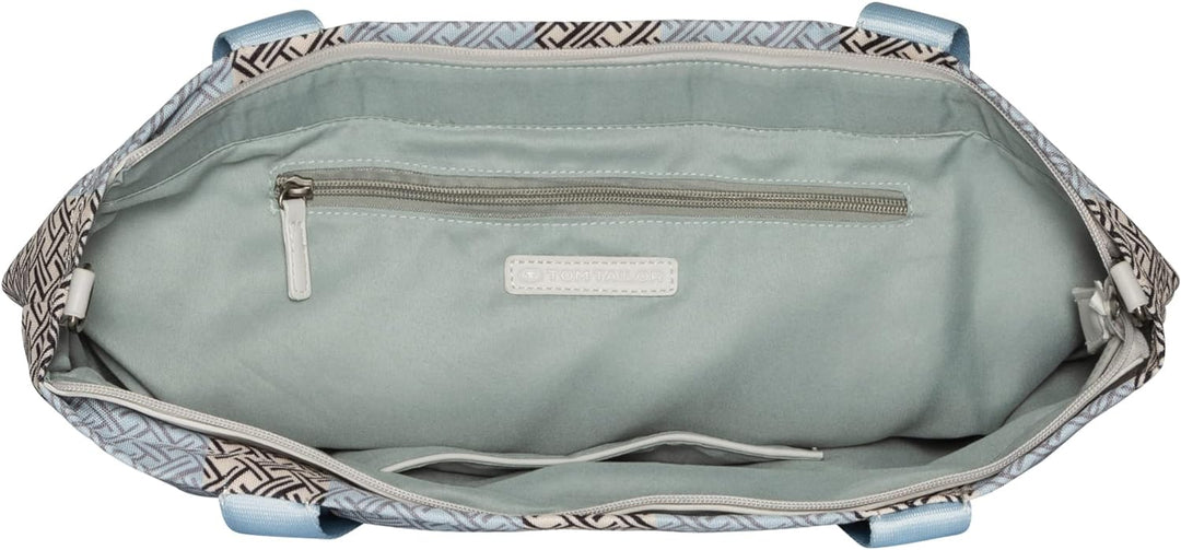 TOM TAILOR Damen Leoni Umhängetasche 50 x 19 x 25 (LxBxH) Light Blue, 50 x 19 x 25 (LxBxH) Light Blu
