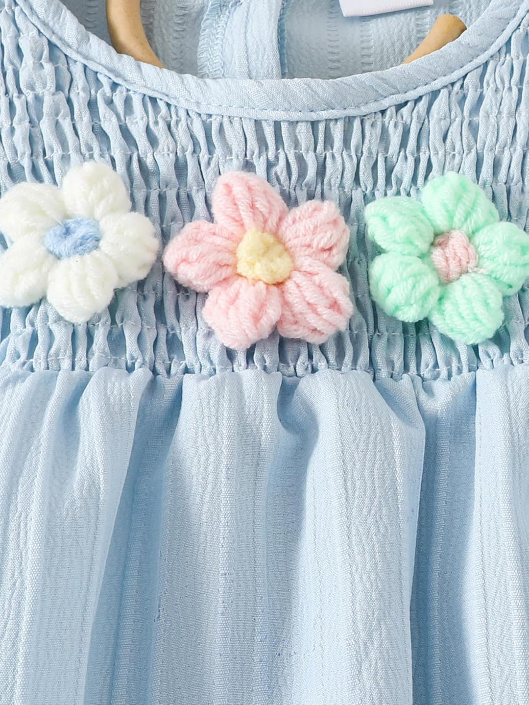 Kleinkind Baby Mädchen Kleidung Blumen Rüschen T-Shirts Tops Shorts Süsse Sommer Kleidung Sets 18-24