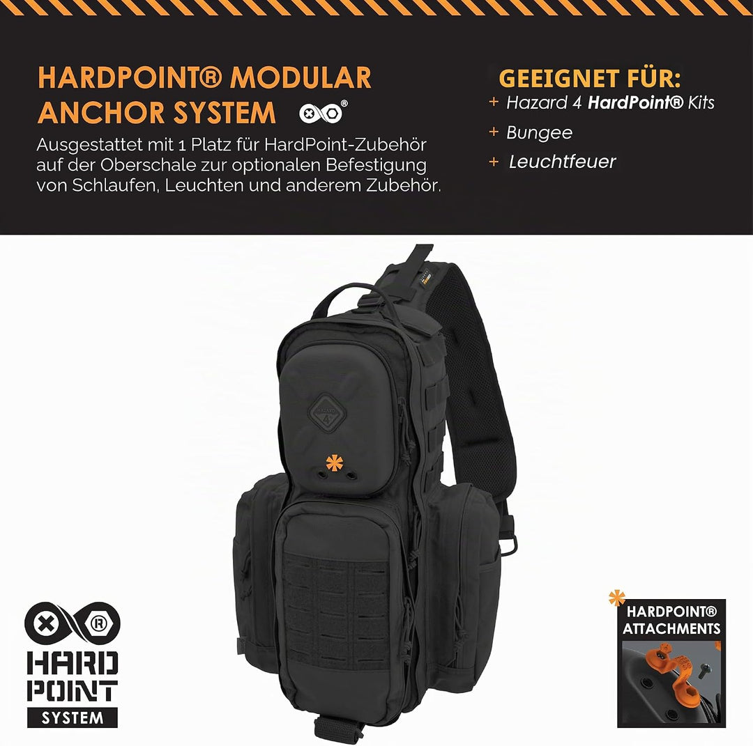 Hazard 4 Evac Rocket 17 Schlinge Schwarz, Schwarz