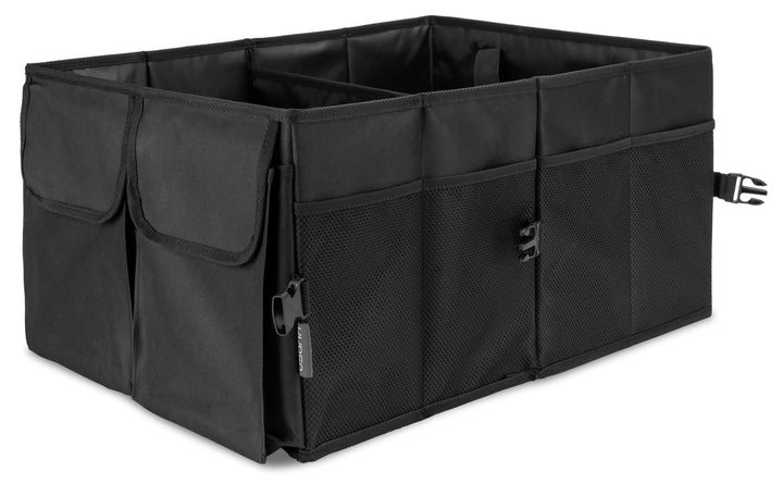 Osann Faltbare Kofferraum-Box – Auto Organizer mit 2 Hauptfächern, Netzfächern & Tragegriffen – robu