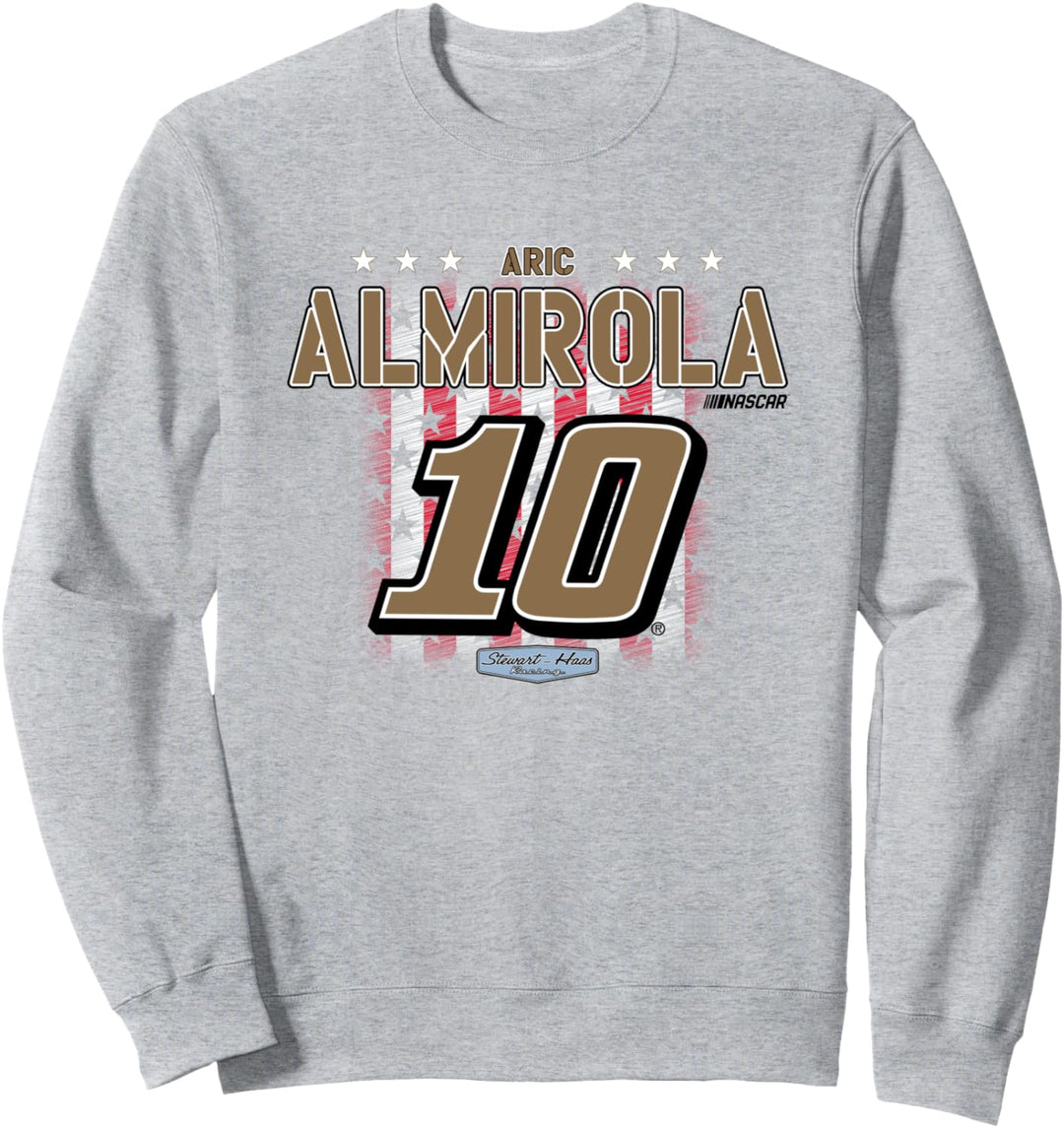 NASCAR - Aric Almirola - Flag Sweatshirt