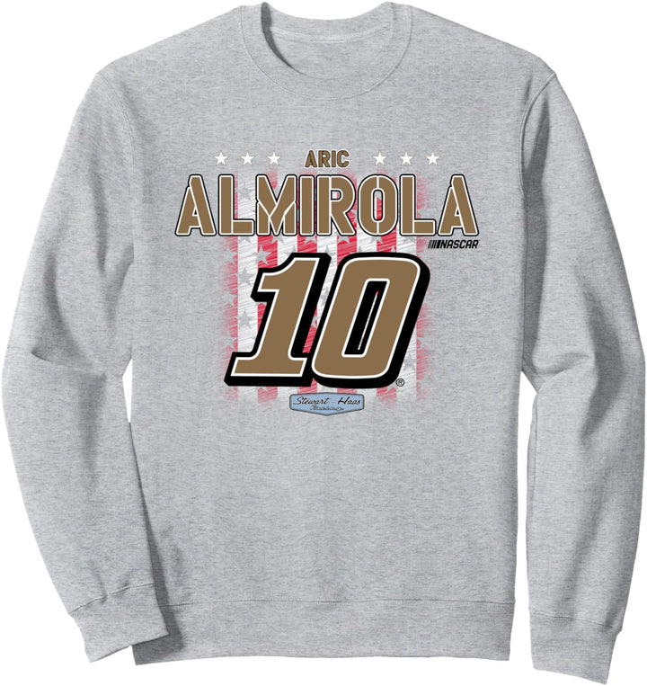 NASCAR - Aric Almirola - Flag Sweatshirt