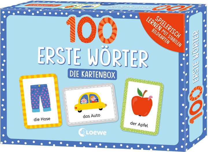 100 erste Wörter - Die Kartenbox: Spielerisch Lernen mit stabilen Bildkarten - Sprechen Lernen für K