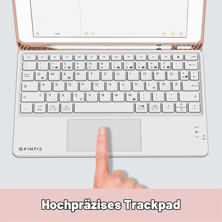 Fintie Tastatur Hülle für iPad (9. / 8. und 7. Generation - 2021/2020/2019), iPad 10.2 Hülle mit Tas