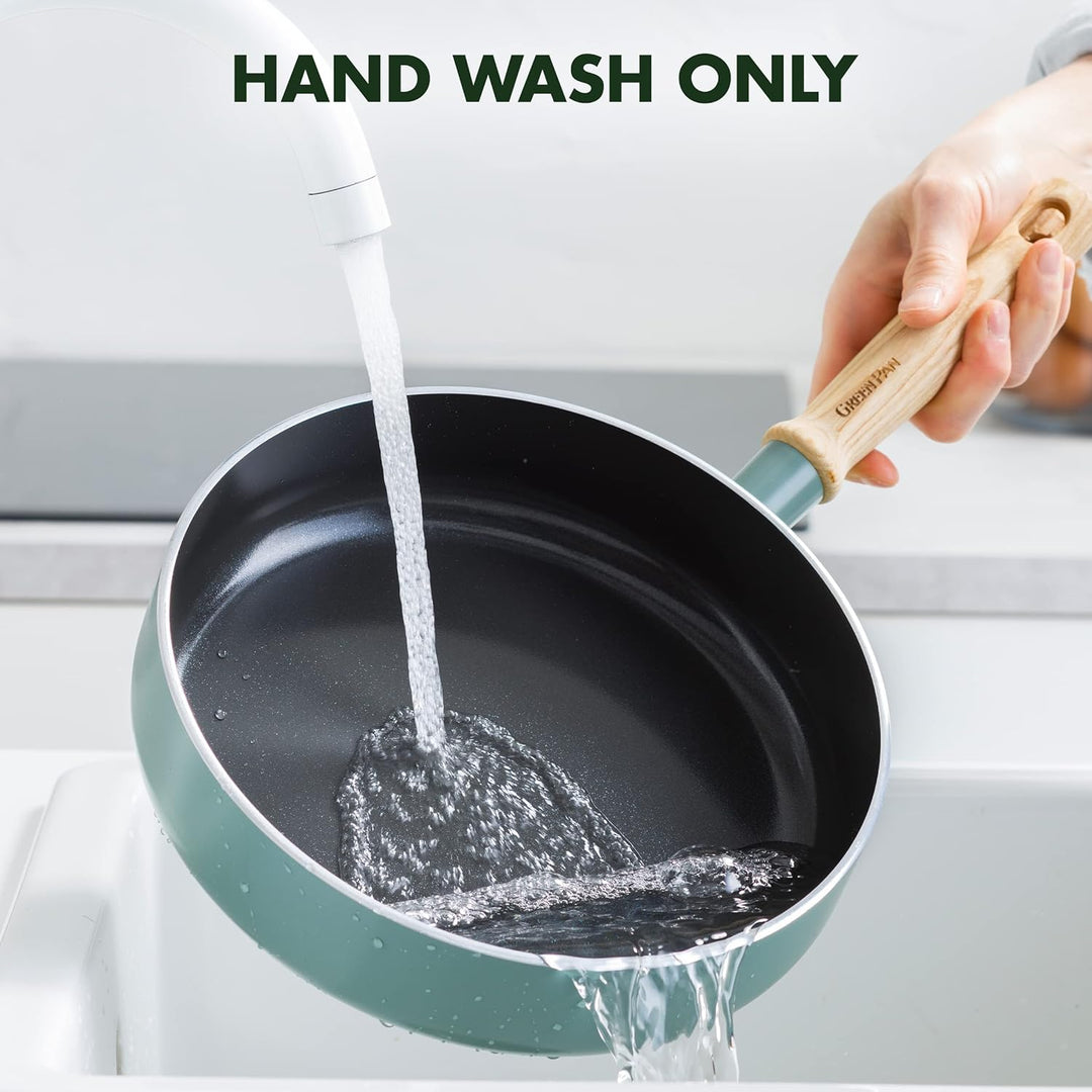 GreenPan Mayflower Gesundes keramisches Antihaft-Kochgeschirr Topf- und Pfannenset, 9-teilig, Vintag