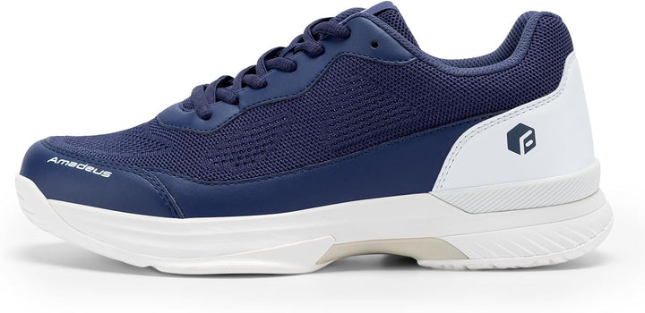 FitVille Extra Weit Tennisschuhe Herren rutschfest Hallenschuhe Atmungsaktiv Badminton Schuhe Bequem
