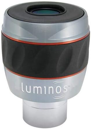 Celestron 93435 31 mm Luminos Okular – Silber/Schwarz strahlend, Okular, 31 mm, strahlend, Okular, 3