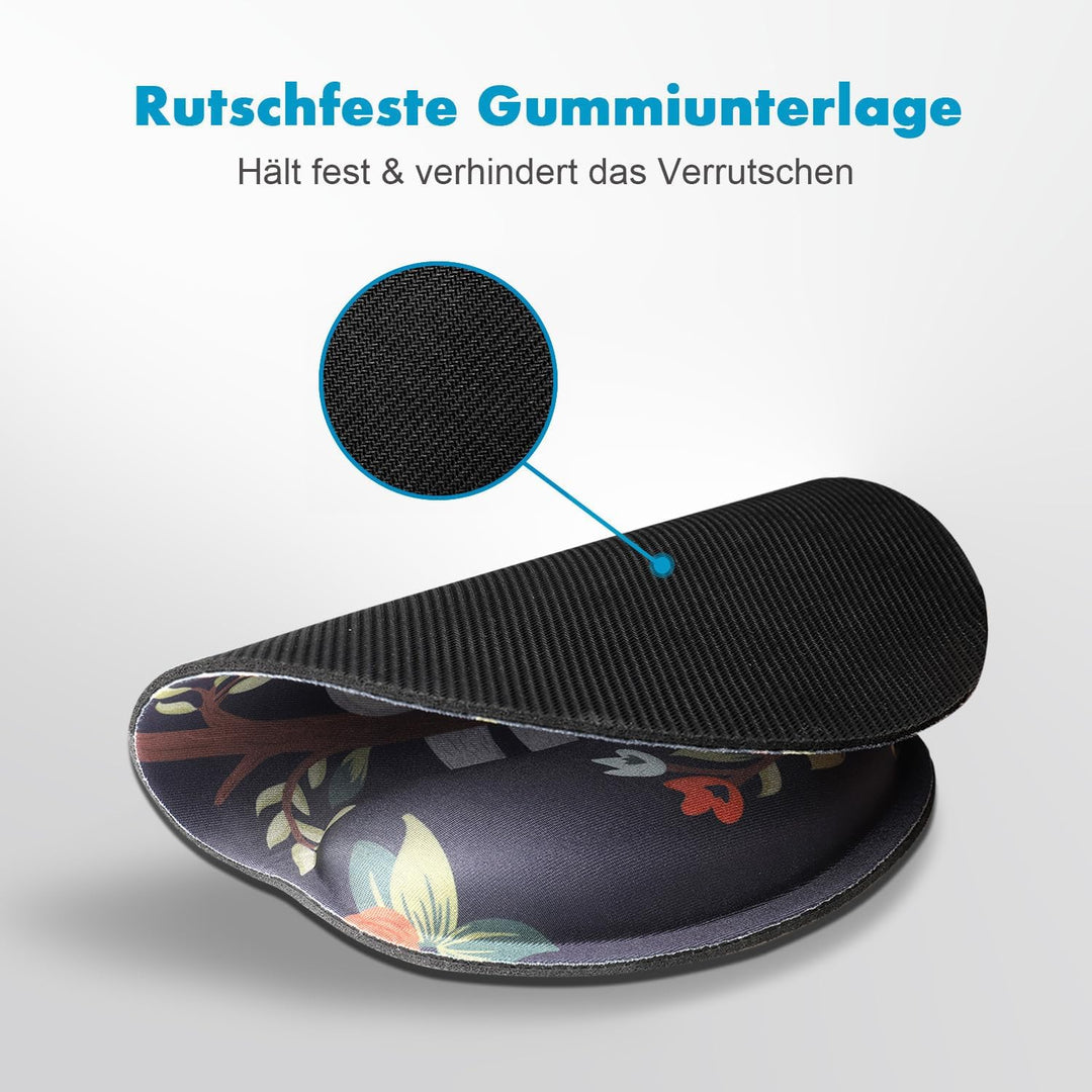 Mauspad Ergonomisch mit Motiv Ergonomisches Mauspad mit Gelkissen Mousepad mit Handauflage MB-152, M