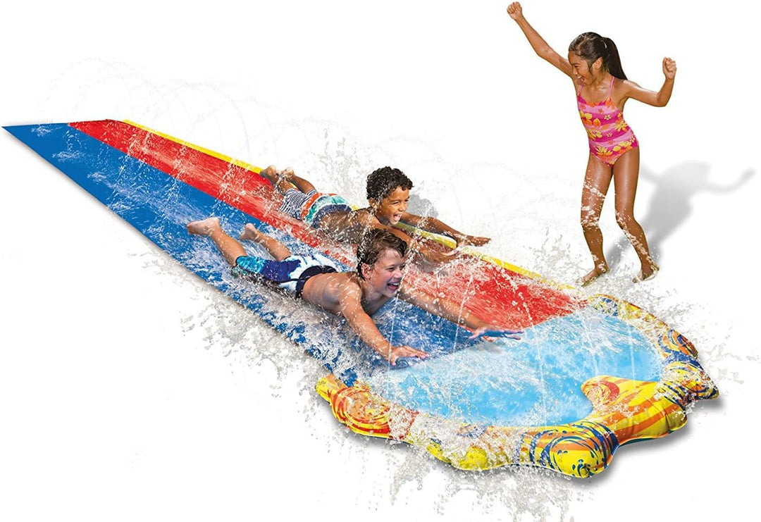 Banzai Splash Sprint Racing Slide, 488 cm L x 147 cm