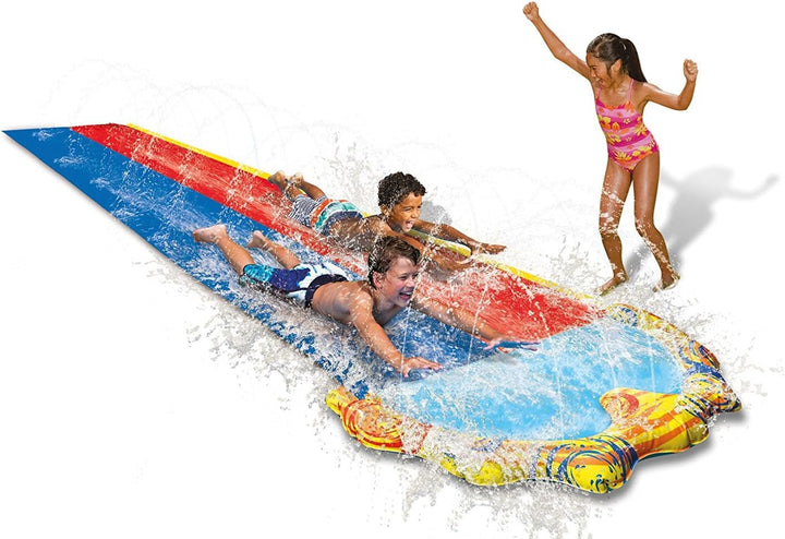 Banzai Splash Sprint Racing Slide, 488 cm L x 147 cm