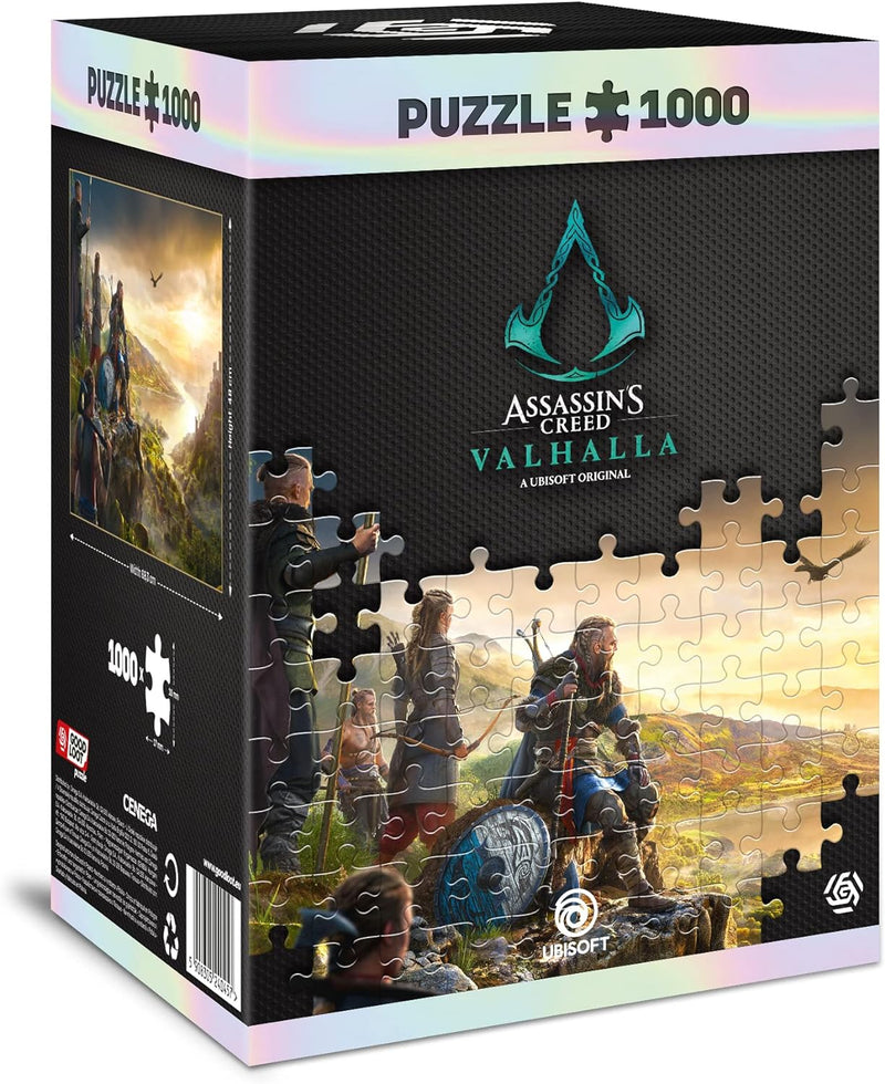 Good Loot Assassins Creed Valhalla Vista of England Puzzles Premium Box Sack Poster Computerspiel Sp