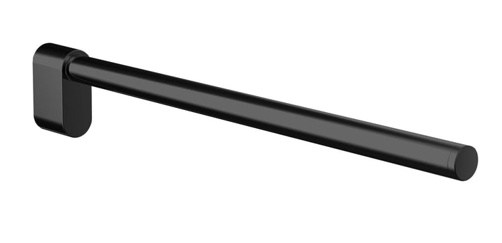 emco Flow Handtuchhalter, 1-armig, starr, 320 mm, 275013332, Farbe: Schwarz 320 mm 1 Armig Schwarz,
