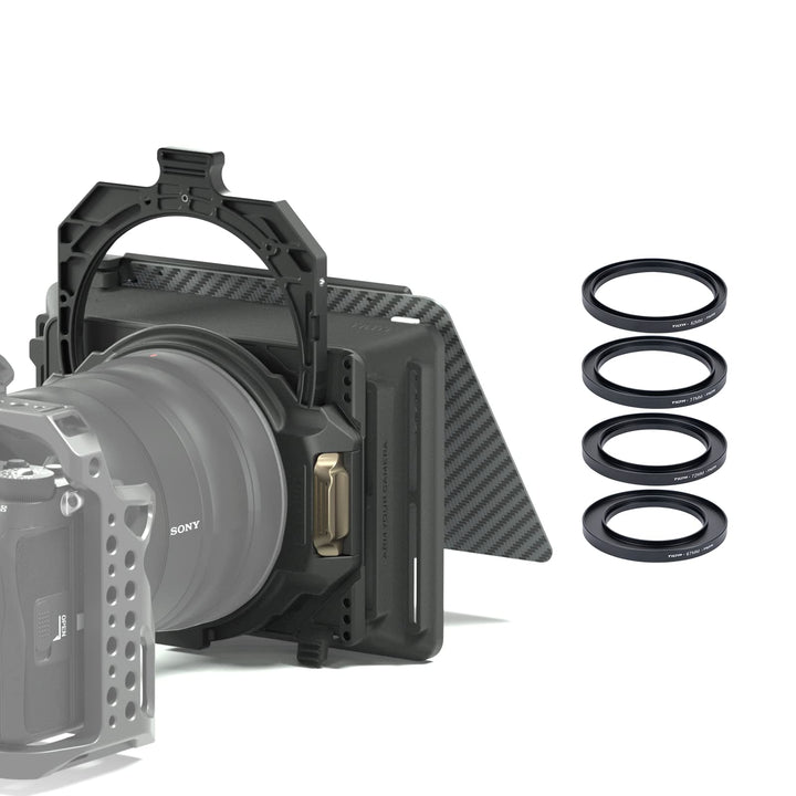 Tilta Mattbox Mirage Matte Box für DSLR und Spiegellose Kameras, mit 95mm Filterrahmen 4 Objektivada