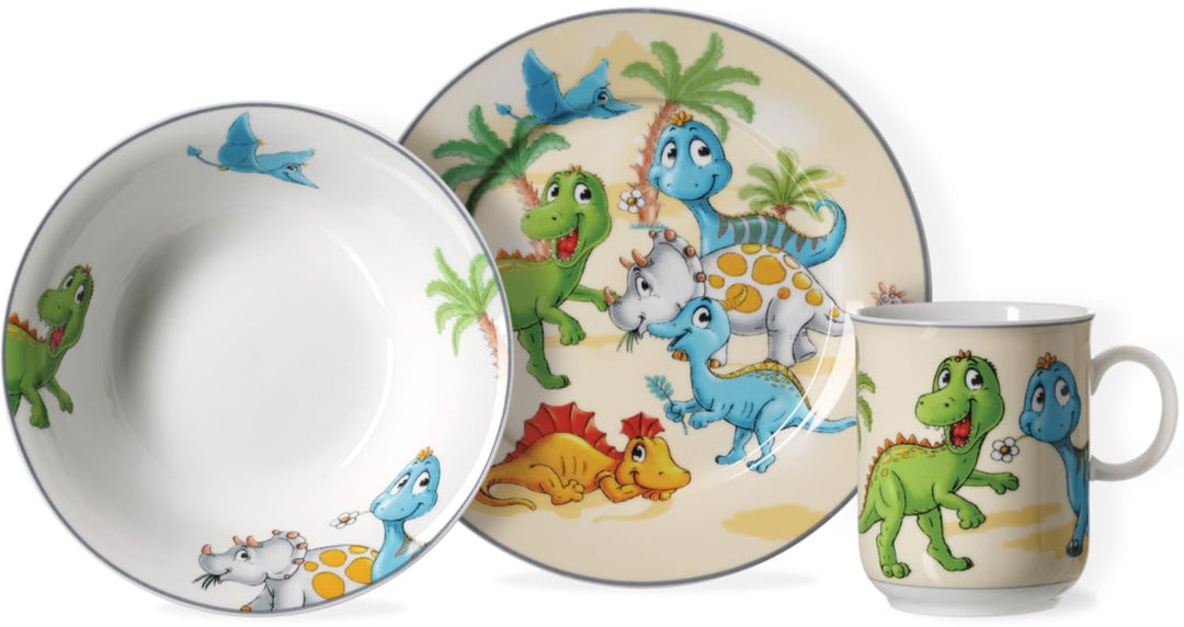Ritzenhoff & Breker Kindergeschirr-Set Dino | 3-teilig, Dino