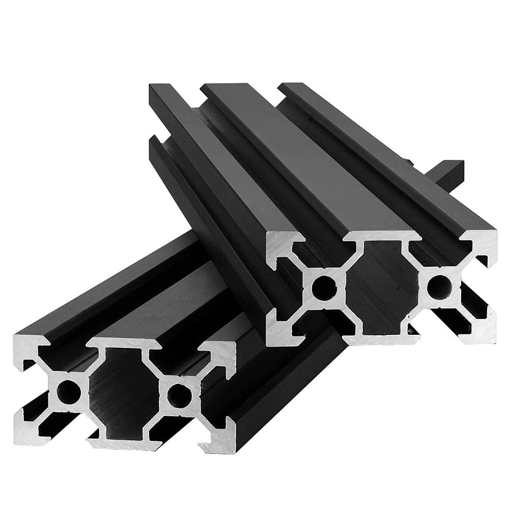 JiGiU 4 Stück 1000mm V-Slot 2040 Aluminiumprofil Extrusions Linearschiene Aluprofil nach Europäische
