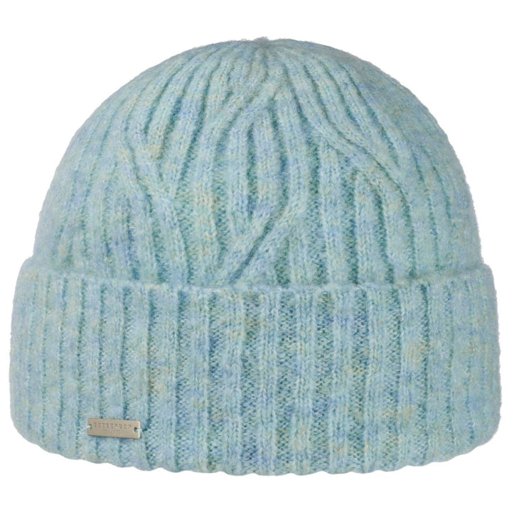 Seeberger Dernica Umschlagmütze Strickmütze Wintermütze Damenmütze (One Size - mint)