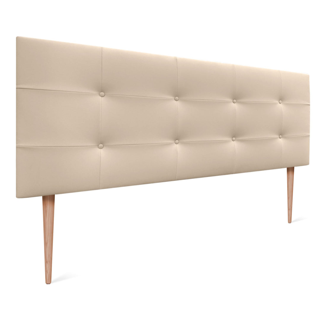 DHOME Kopfteil, gepolstertes Bett Kopfteil 8cm dick. Gepolstertes Kopfteil ACUALINE Stoff und Kunstl