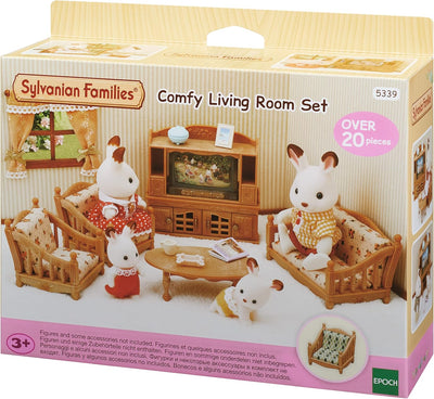 Sylvanian Families 5339 Landhaus Wohnzimmer - Puppenhaus Einrichtung Möbel Einzigartig, Einzigartig