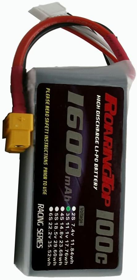 Roaring Top 1600mAh 100c 3s Lipo Battery Lipo Akku Anschluss für RC Auto 11.1v