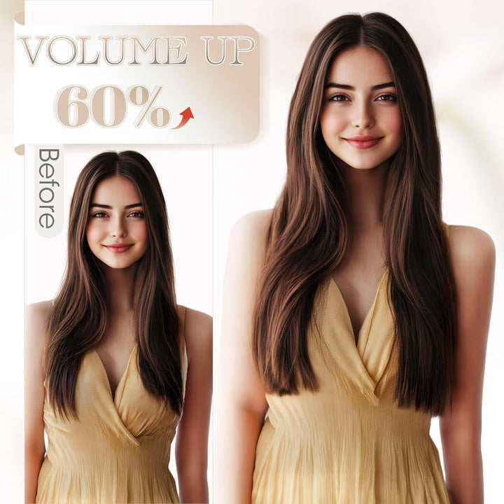 Elailite U-Tip Echthaar Bonding Extensions Keratin Haarverlängerung Haar für Mädchen 100 Strähnen 22