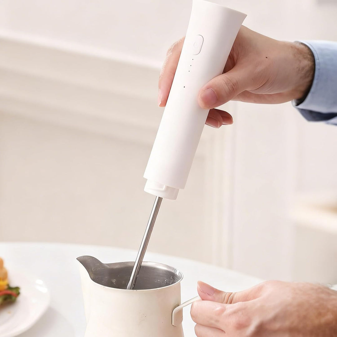Handheld Milchaufschäumer Für Kaffee,Wiederaufladbarer Rührstab - Kaffeeschäumer | Für Zuhause, Café