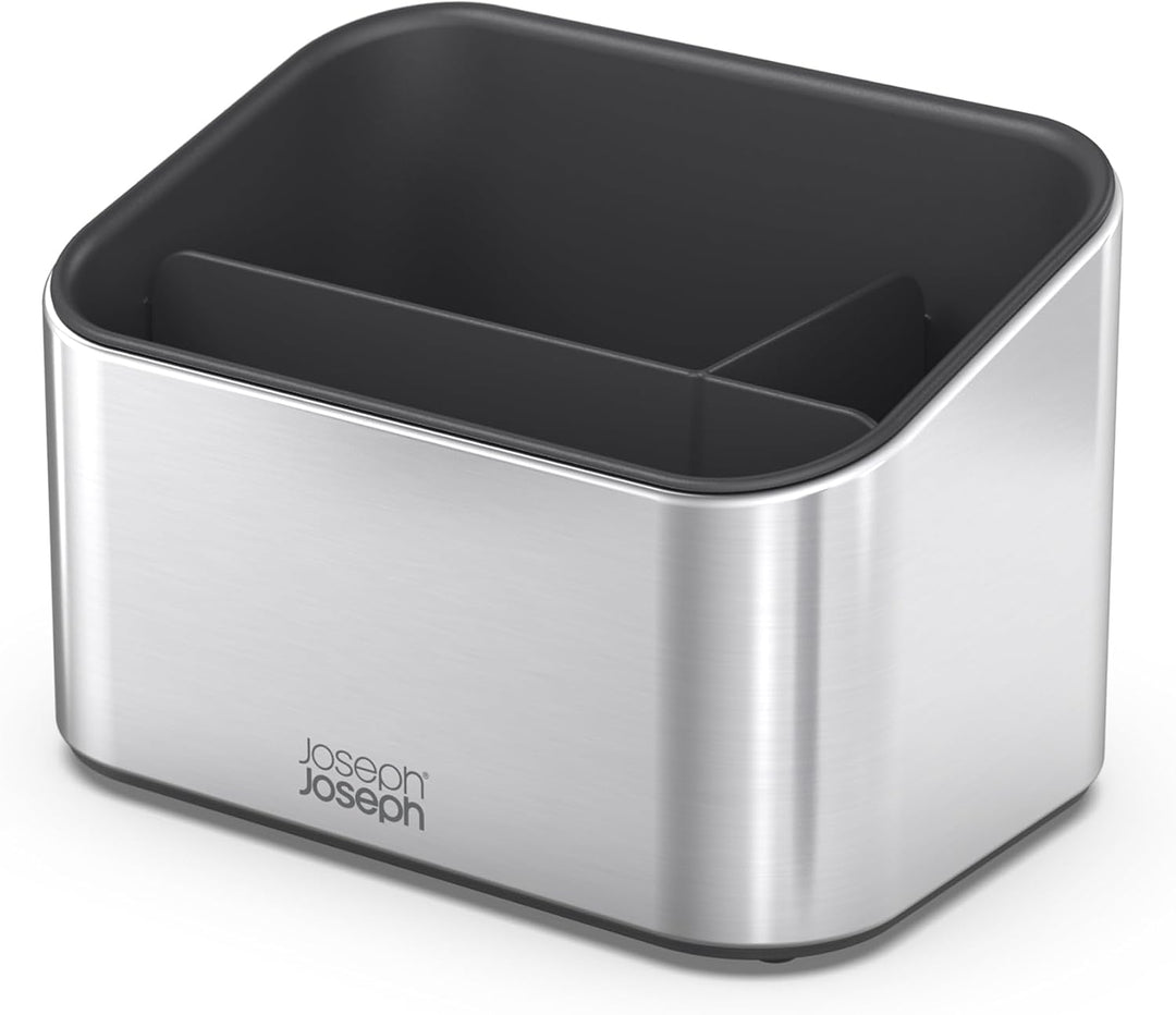 Joseph Joseph Surface gestufter Spülorganizer, Edelstahl-Spülcaddy, Küchenorganizer, rutschfest – Gr
