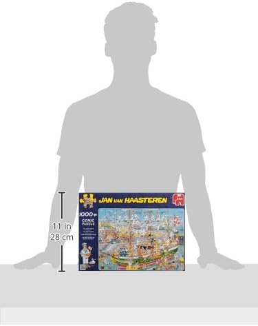 Diset 19014 Jan Van Haasteren-Chaos des grossen Segelboots Puzzle 1000 Teile Chaos du Grand Segelboo