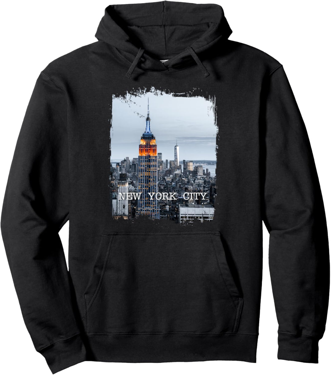 Enjoy Herren Damen Kinder Cool New York City Skyline Graphic Pullover Hoodie