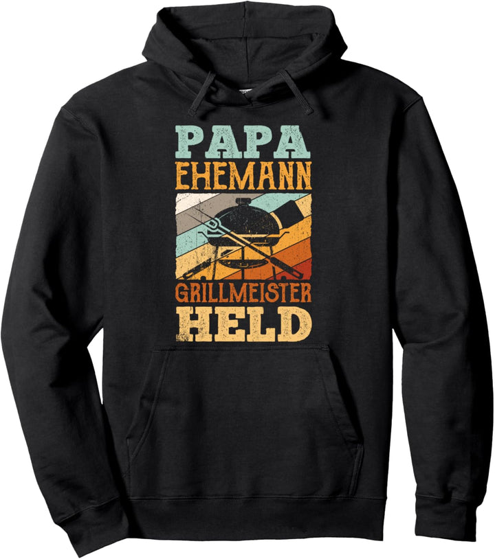 Vater Grillmeister Papa Shirt Geschenk Lustig Grillen Vater Pullover Hoodie