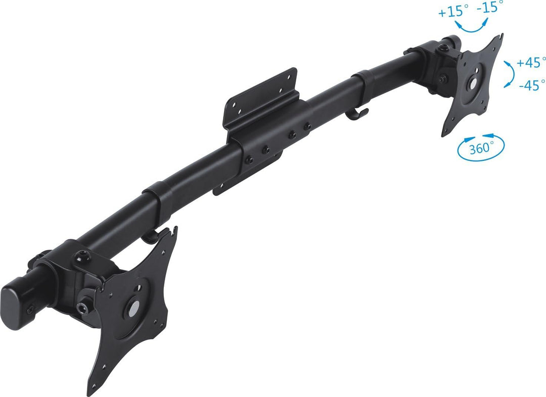 PureMounts PM-Office-AD Dual Screen Adapter für 2 Monitore 33-69 cm (13-27 Zoll) & CSL-Computer - XX