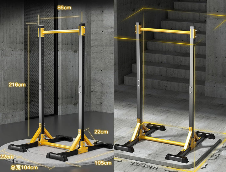 NIDAYE Klimmzugstation, Klimmzugstange, freistehend, Fitnessgerät für zu Hause, belastbar bis 200 kg