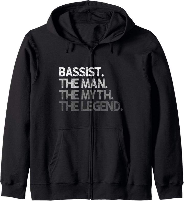 Geschenk für einen Bassisten Kapuzenjacke