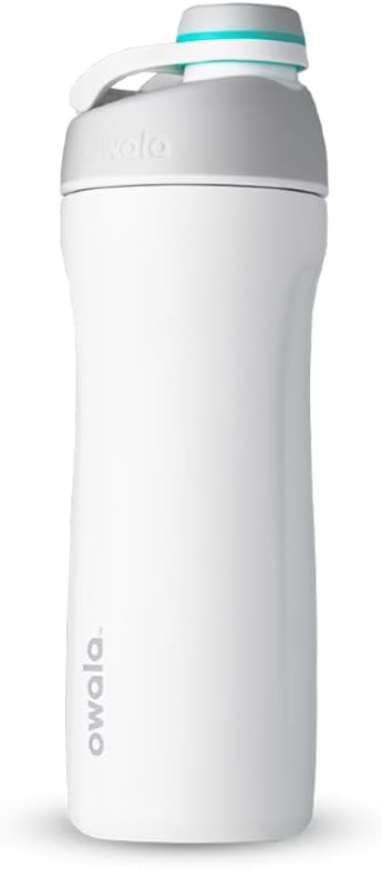 Owala Twist Edelstahl Trinkflasche mit Drehverschluss, 560ml, Shy Marshmallow 560 ml Shy Marshmallow