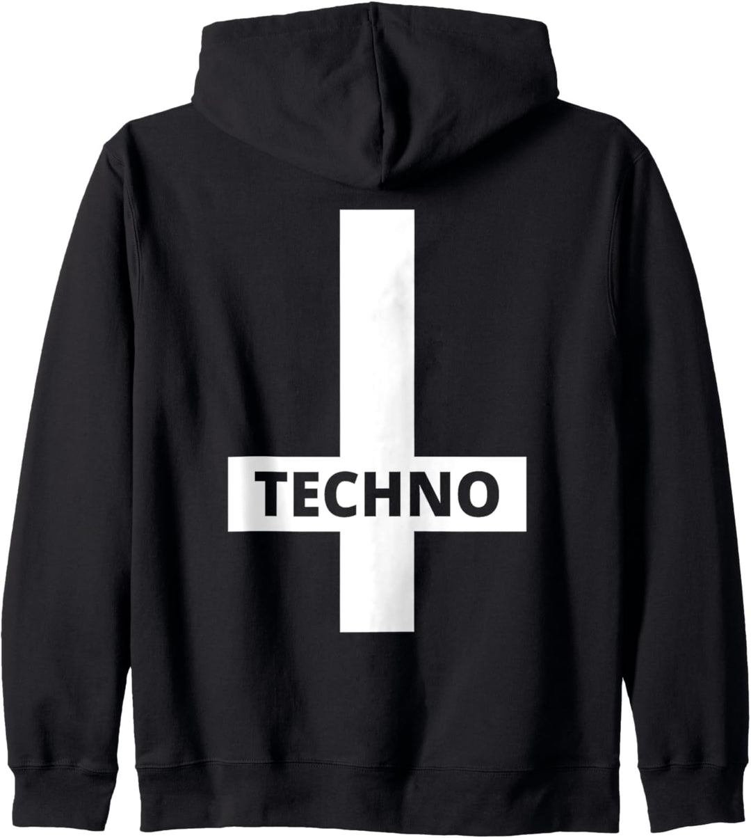 TECHNO Merch , Kreuz Tekkno Festival Rave Techno Kapuzenjacke