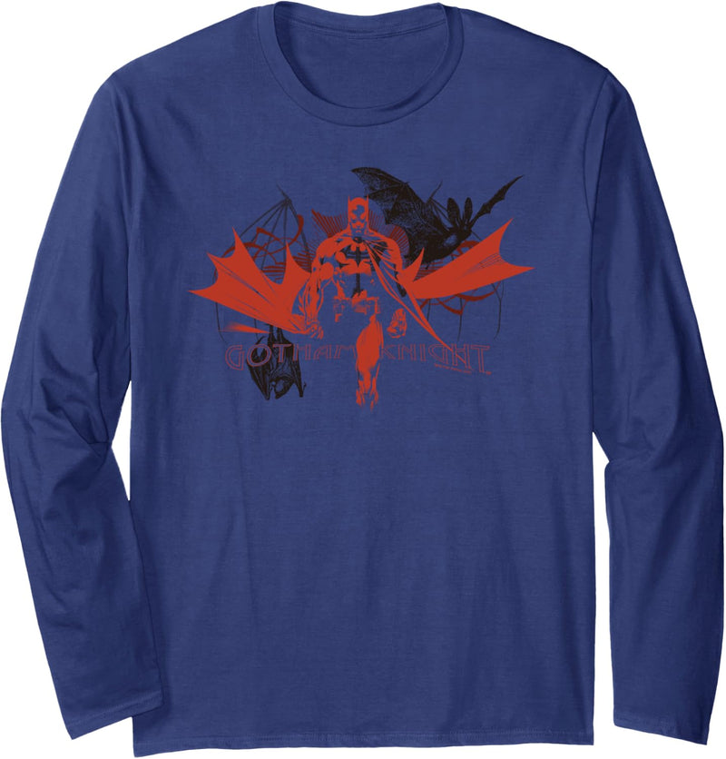 Batman Red Gotham Knight Langarmshirt