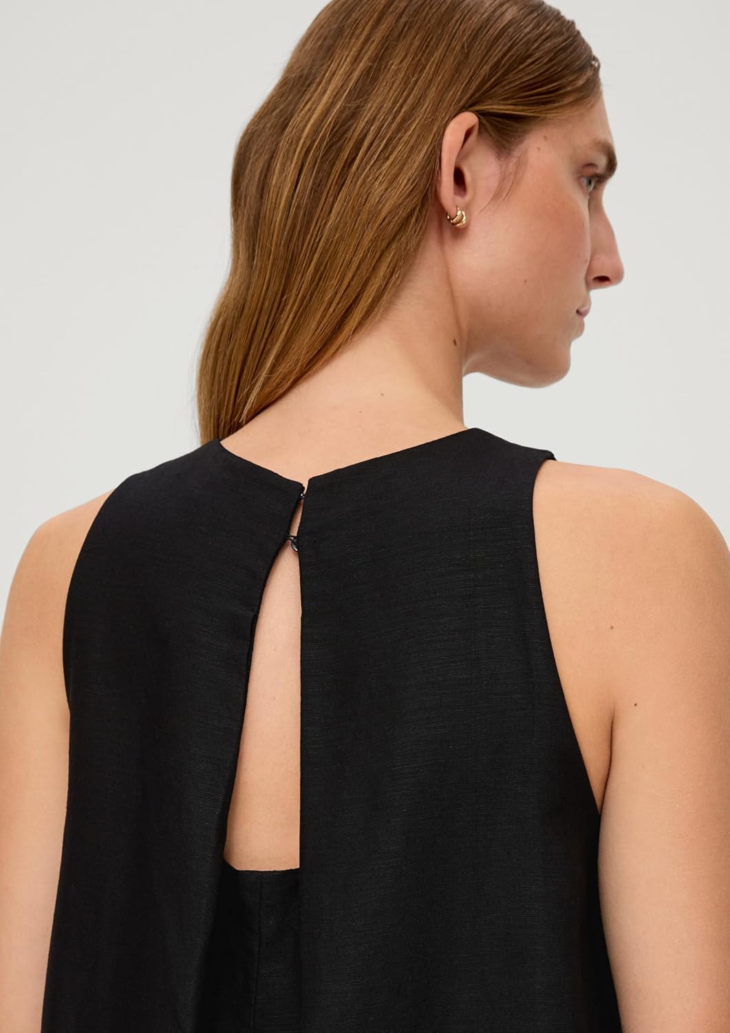 s.Oliver BLACK LABEL Damen Kleid kurz 46 Schwarz 9999, 46 Schwarz 9999