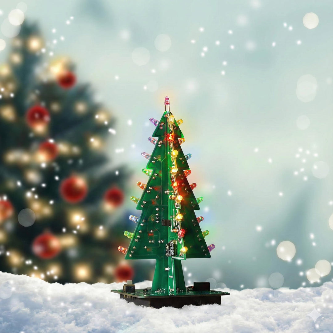 AZDelivery 3 x DIY LED Weihnachtsbaum Kit zum selber löten inklusive E-Book!