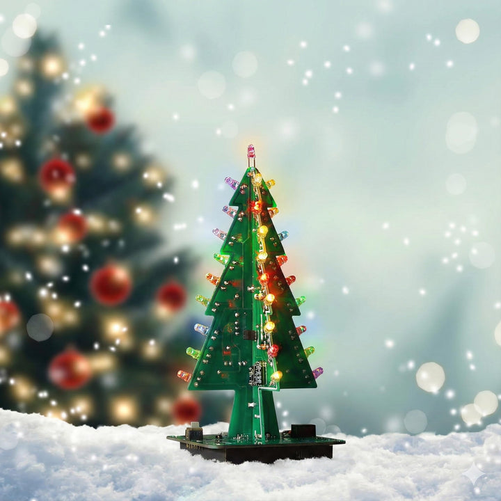 AZDelivery 3 x DIY LED Weihnachtsbaum Kit zum selber löten inklusive E-Book!