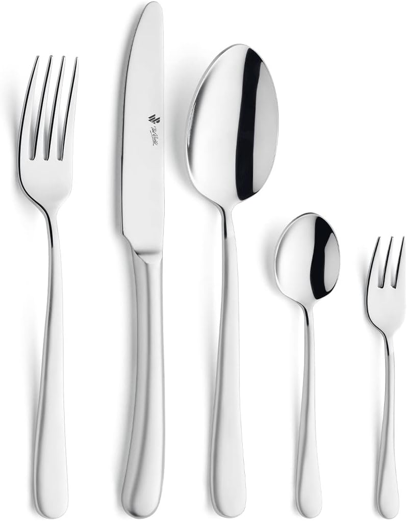 Paul Wirths Besteckset 60-teilig, Blues Satiniert