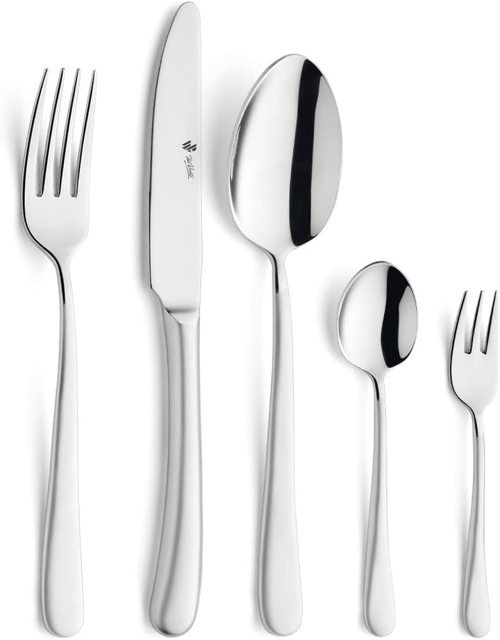 Paul Wirths Besteckset 60-teilig, Blues Satiniert