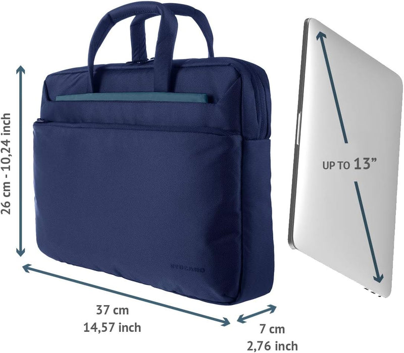 Tucano WorkOut3 SLIM Laptop-Tasche Schultertasche Aktentasche für MacBook Air/Pro 13 Zoll und Ultrab