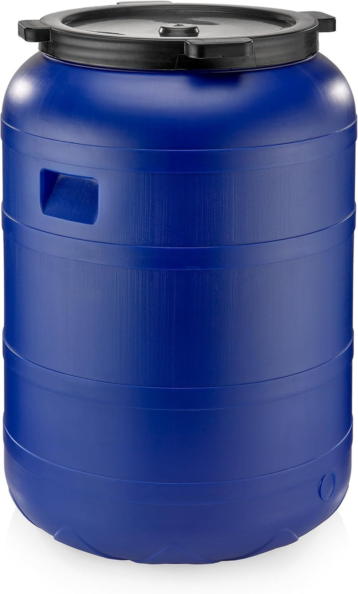 Sterk Plast B200F Fass Durchmesser 55 cm, Fassungsvermögen 200 Liter, Blau