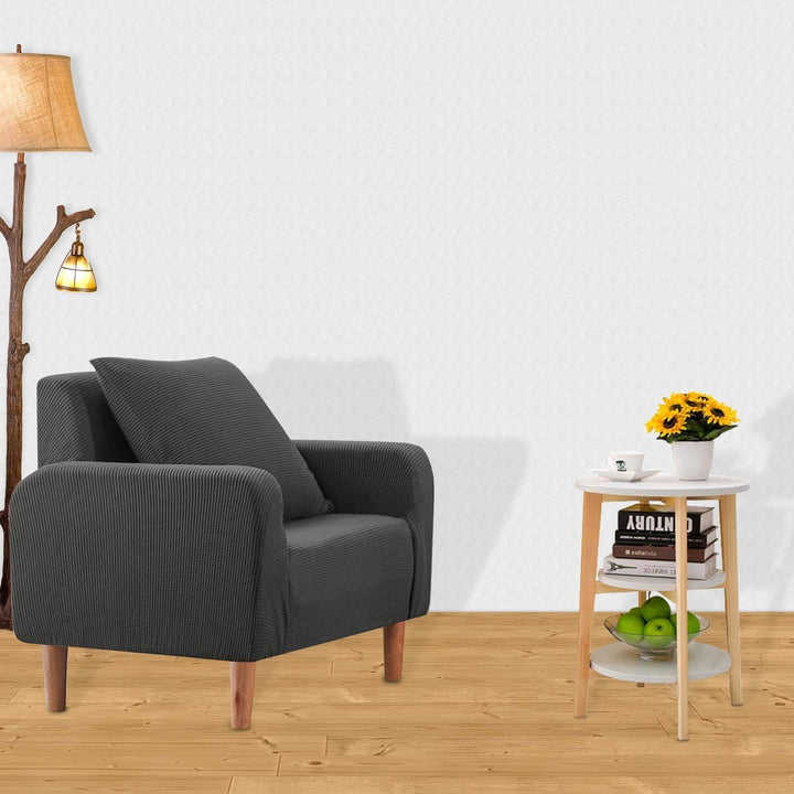 WedDecor Stretch-Sesselbezüge aus Knautschsamt, Sofabezüge, Sofaschoner für Wohnzimmer, rutschfeste,